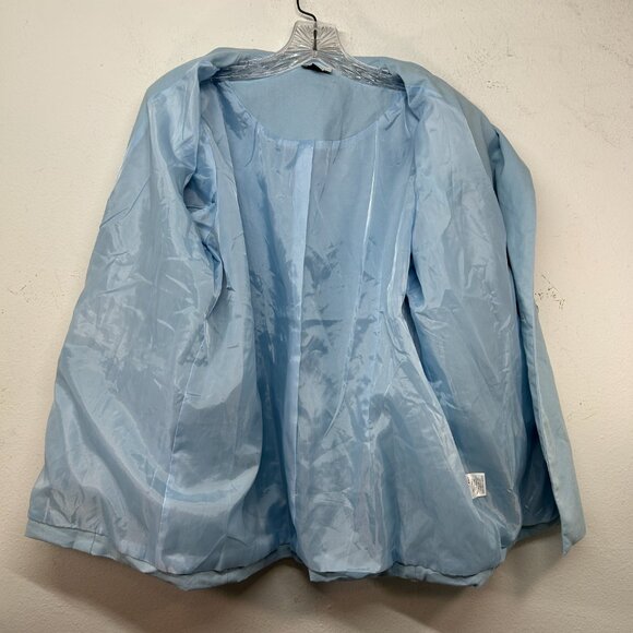 Anna Kay ladies blazer large blue suit jacket double breasted capsule minimalist - Picture 7 of 12